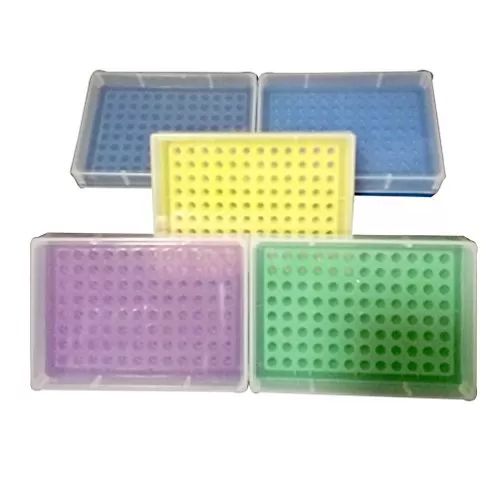 Plastic 96-Well PCR Rack for 0.2ml Micro Centrifuge Tube Assorted Colors Pack... 3