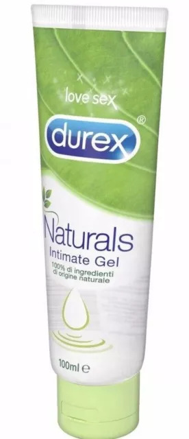 Durex naturals lubrifiant anal vaginal sexuel intime gel à base d'eau bi