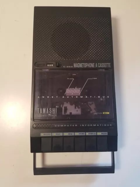 Magnetophone Lecteur Cassette K7 Tamashi C669 HiFi Vintage