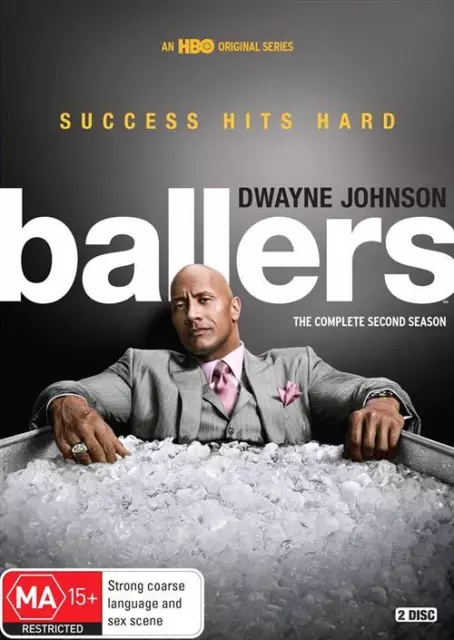 Ballers: Season 2 (DVD, 2016, 2-Disc Set)