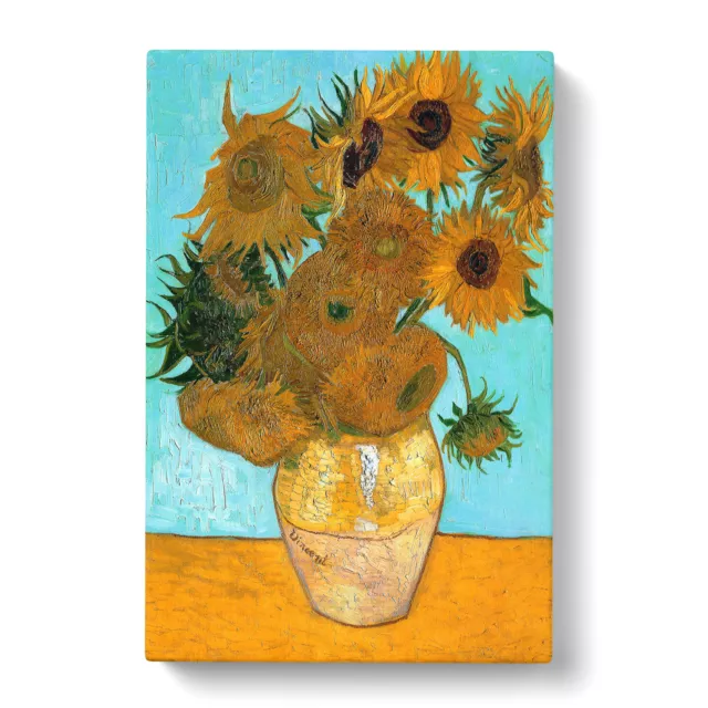 Vincent Van Gogh Twelve Sunflowers Canvas Wall Art Print Framed Picture Decor 3