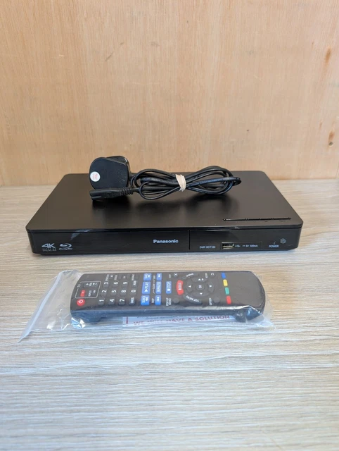 PANASONIC DMP-BDT180 BLU-RAY Disc Player 4K Ultra HD Upscaling