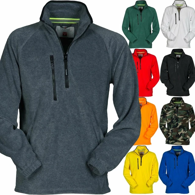FELPA IN PILE Invernale da Uomo Donna Unisex Payper DOLOMITI+ Mezza Zip 280 Gr
