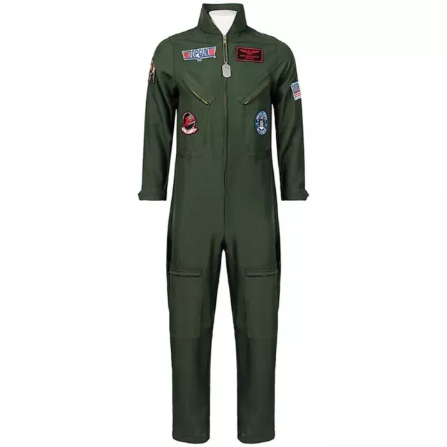 C24 - Deluxe Kostüm TOP GUN Flieger Pilot Uniform Herren Karneval Fasching 3