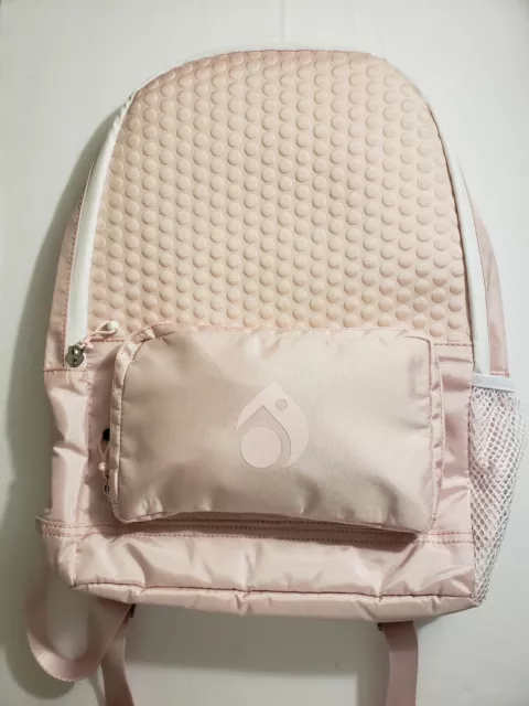 Lokai Pink Backpack Bookpack Notebook Laptop Compartment Bag 18.9 L Nwt