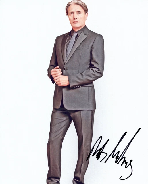 10x8 Photo Personally Autographed by Mads Mikkelsen & COA