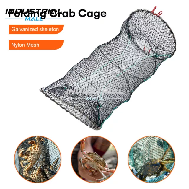 DRASRY FISHING BAIT Trap Foldable Fish Minnow Crab Crayfish Crawdad Shrimp  Net T $32.95 - PicClick AU
