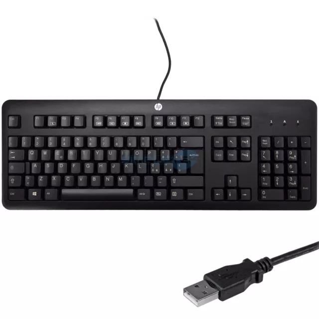 Tastiera Pc Hp Kb57211 Usb Layout Ita 104 Tasti Keyboard Professional Originale_