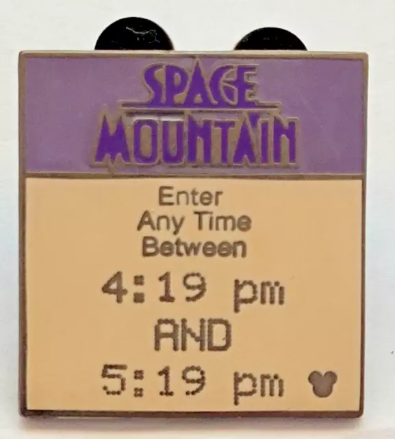 Disney WDW  Cast Lanyard  4 – Disney’s FastPass Space Mountain Pin