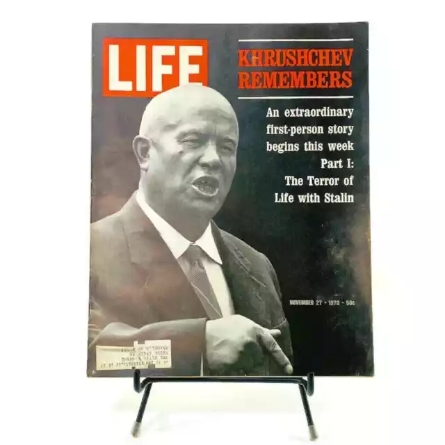 Life Magazine November 27 1970 Life With Stalin Krushchev Remembers the Terror