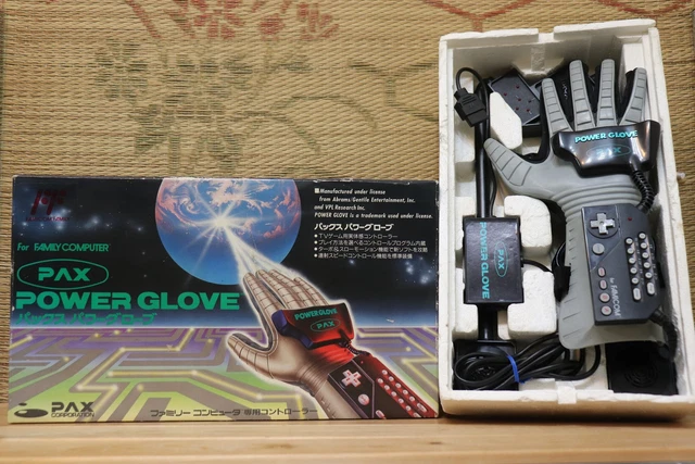PAX POWER GLOVE Controller w/box Japan Nintendo Famicom FC NES VG