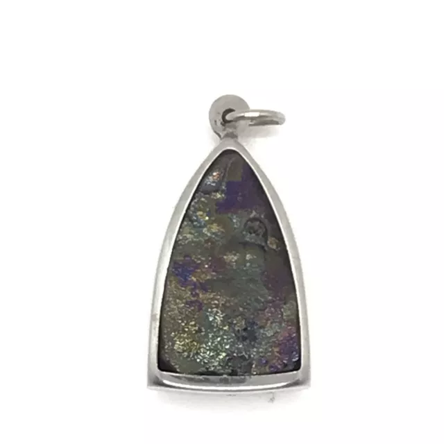 Leklai Rainbow 7Color Umklum Mountain Natural Stone Thai Buddha Amulet