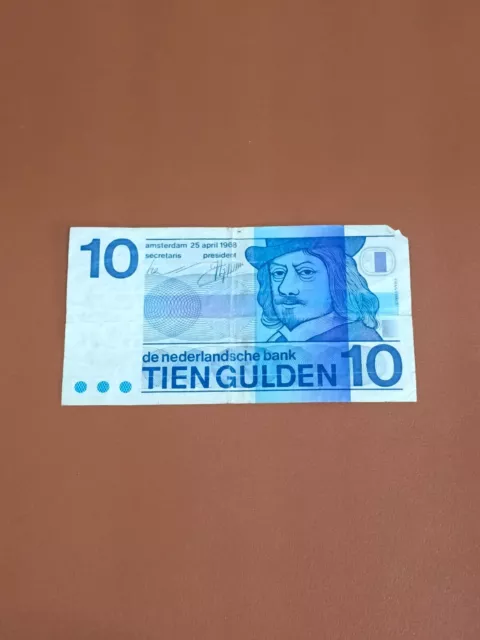 Banknote 10 Gulden 1968 4524561522-Netherlands 🇳🇱