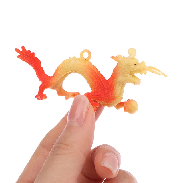 6PC 2024 PVC Creative Miniature Figurines Dragon For Display Landscape Ornament