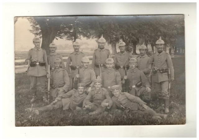 Foto AK 1.WK Soldaten Infanterie Regiment Nr. 102 Zittau Oberlausitz (166)