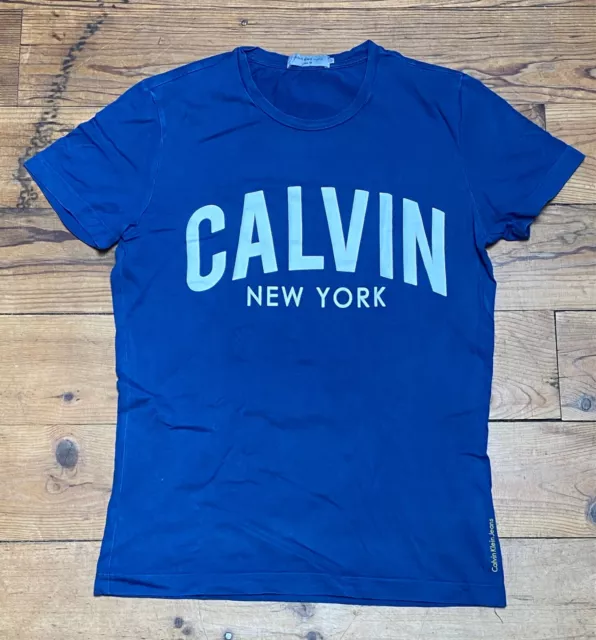 T-shirt imprimé Calvin Klein jeans taille S - slim fit - New York