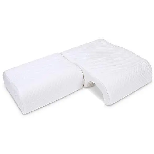 HOMCA Memory Foam Pillow for Couples, Adjustable Cube Cuddle Pillow Anti
