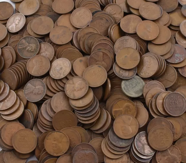 Treasure Bag of Old Wheat Cents - 20 Different Including Over 100 Years Old