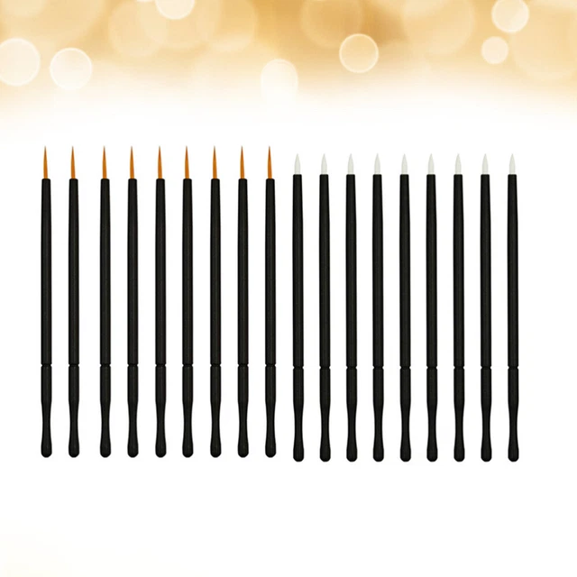 100 pz spazzole eyeliner trucco applicatore liquido monouso