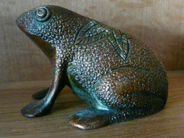 Grenouille en bronze