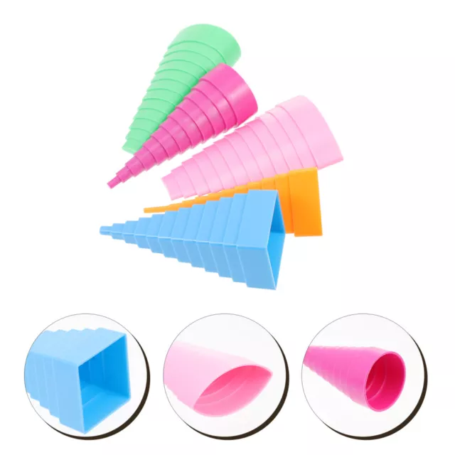 5 Pcs Plastik Quilling Paper Wing Tower Quilt-Werkzeuge Formenbausatz