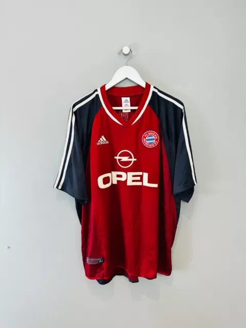 Bayern München 2001/03 Heimshirt - Xxl - Original Vintage Adidas Fussballshirt