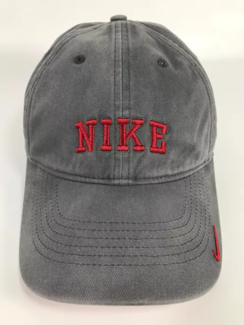 Denim Nike Hat Just Do It Strapback Adjustable Baseball Cap VGC