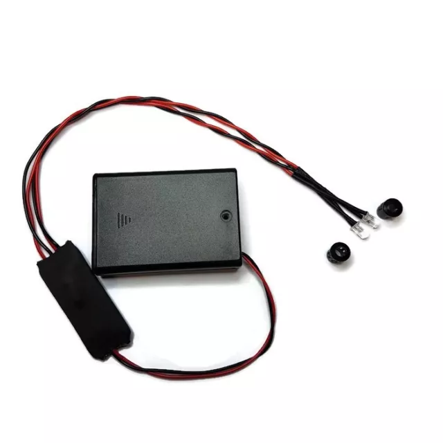 Doppio doppio lampeggiante doppio blu allarme led 5 mm telecamera a circuito chiuso fittizio interruttore on/off montato
