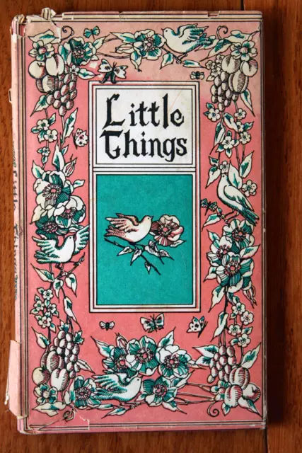 Little Things 1969 Peter Pauper Press Vintage Poetry Book HC/DJ Louise Bachelder