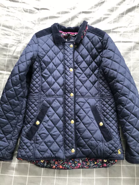 Joules Girls Navy Field Coat Age 12, VGC