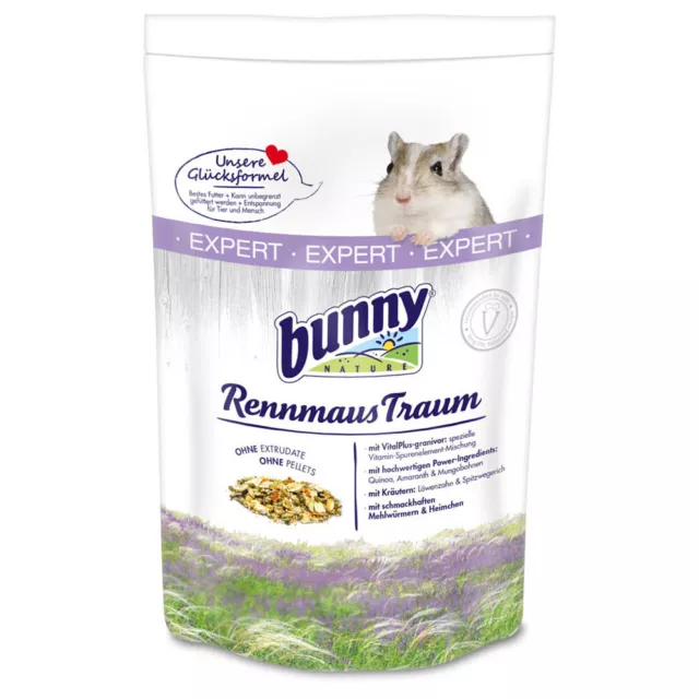 Bunny Nature Rêve de Souris de Course Expert 500 G pour Rongeurs, Neuf