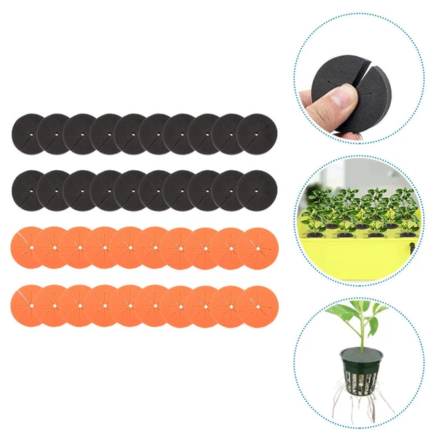 40 Pcs Plant Eva Cotton Hydroponic Collars Inserts Vegetable