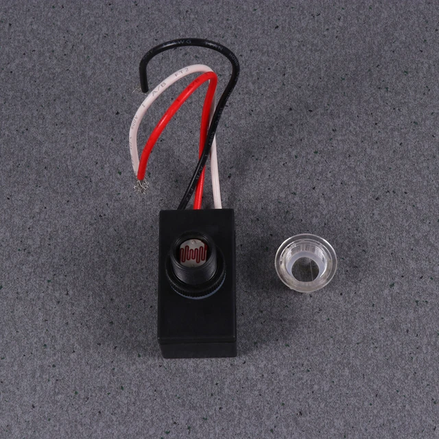 Photozell Lichtsensor 2 Stück - Dämmerungsschalter DC 12-24V Automatisch