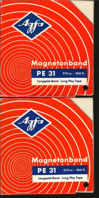 Agfa Pe31 900Ft & Basf Lgs26 1200Ft 5Inch Reel Tape Herbie Hancock Takin' Off