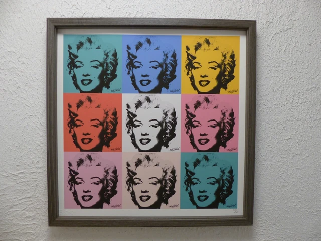 Andy Warhol - Marilyn Monroe grosse Limitierte Serigrafie (Gebraucht) in Root für CHF 150 – mit Andy Warhol - Marilyn Monroe grosse Limitierte Serigrafie (Gebraucht) in Root für CHF 150 – mit