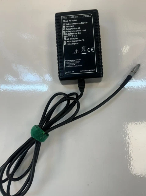 SMITHS MEDICAL 21-2140-25 CADD Solis Pump Power Charger AC Adapter 40 ...