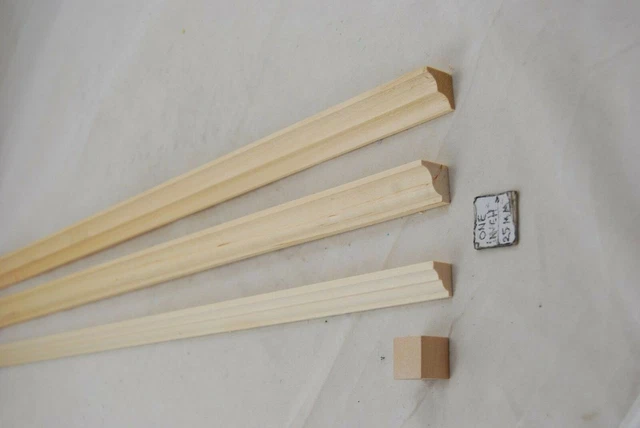 Crown Molding #3 Fashion Dollhouse trim f/ Barbie 2 pcs MW08023 1/6 & 1/8 Scale 2