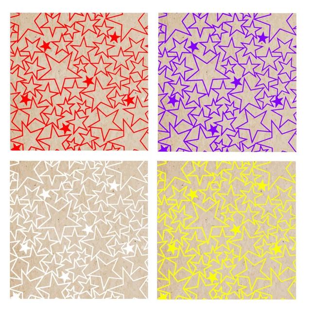 8 Pcs Carta Regalo A Stella Presente Carta Regalo Abbronzante