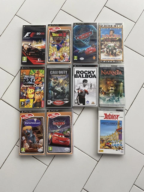 Lot PSP playstation portable UMD Boites vides