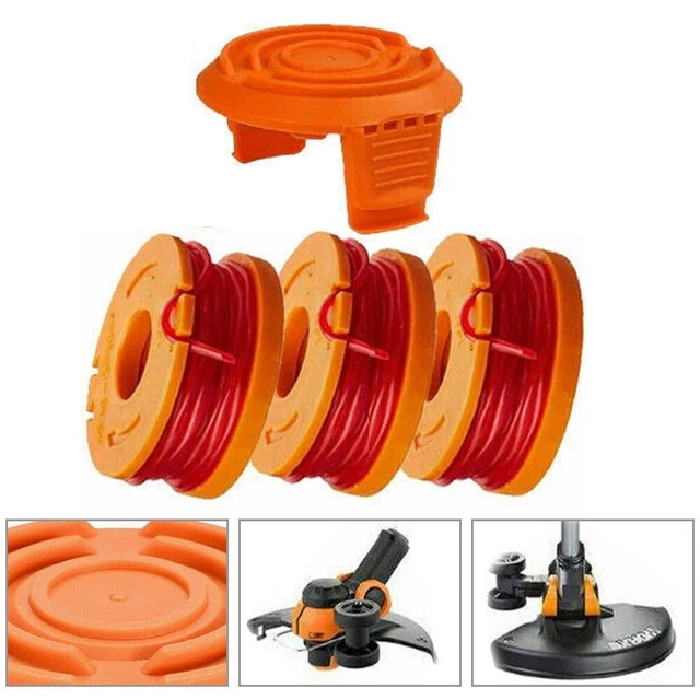 EASY INSTALL REPLACEMENT Cap for Worx Trimmer Spool Line Fits WG153