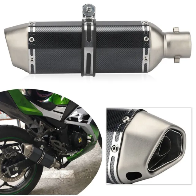 38-51mm Slip-on Exhaust Muffler Pipe Motorcycle DB Killer Baffles For Kawasaki