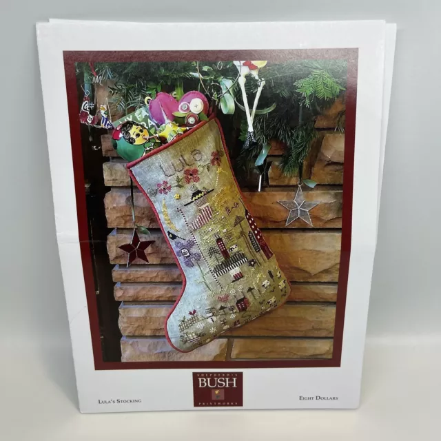 SHEPHERDS BUSH LULA'S Stocking Cross Stitch Leaflet Christmas Angel