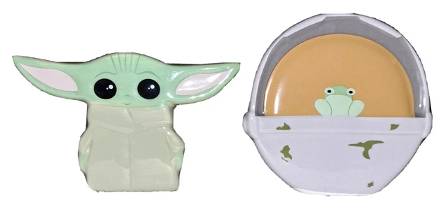 Star Wars Mandalorian BABY YODA GROGU Salt and Pepper Shaker Kitchen Set