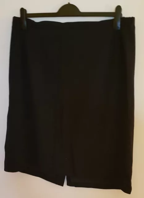 Klassisch schöner blauer Damenrock 100% Schurwolle Gr. 60 günstig zu verkaufen