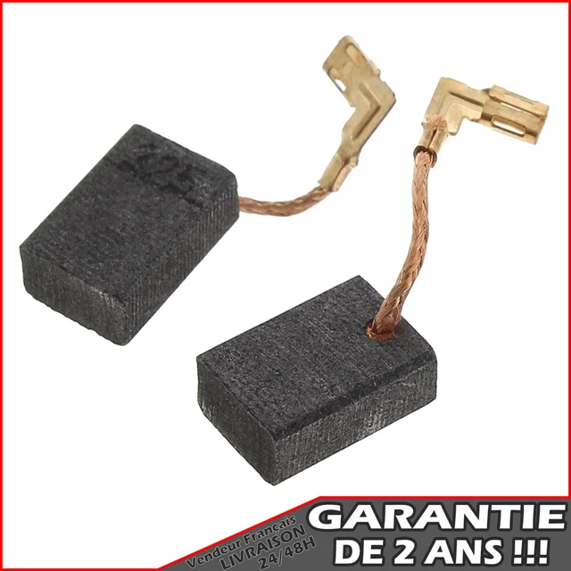 Lot De 10 Balais De Charbon 16x8x5x46mm – Universels Pour Perceuse Meuleuse S1M-FF03-100A Et Modèles Similaires
