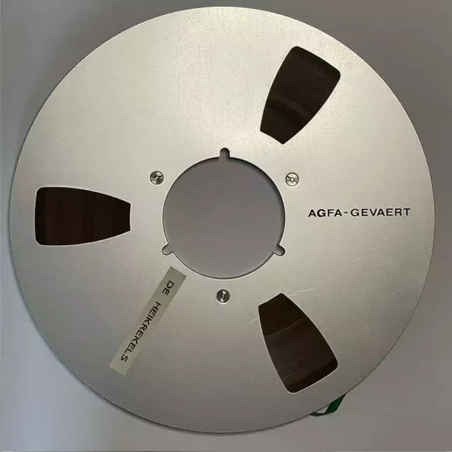 AGFA-GEVAERT 10.5" (26,5cm) Aluminium Reel with AGFA PEM268 tape used | 1 Stück 3