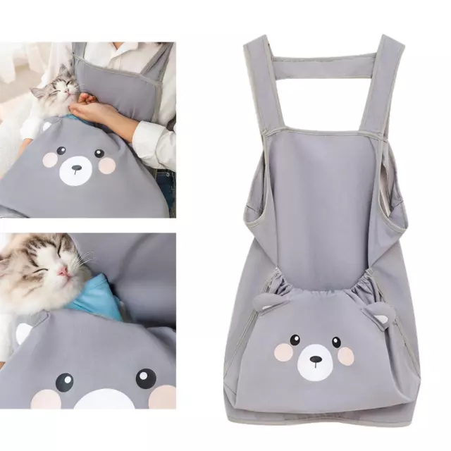 Tablier de Transport pour Chat, Sac de Couchage Mains Libres pour Chaton,