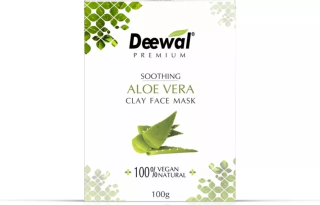 Soothing Aloevera Clay Face Mask | 100% Natural | Vegan | Preservatives Free