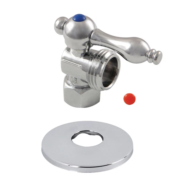 Kingston Brass CC1300.K 2"H Quarter Turn Angle Stop Valve - Chrome