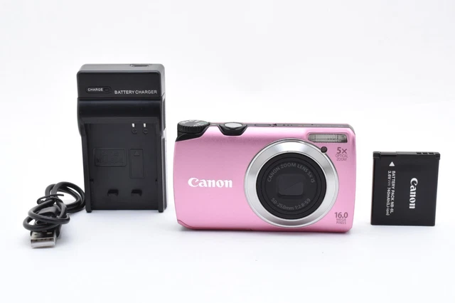 CANON POWERSHOT A3300 IS Digital Camera Pink English